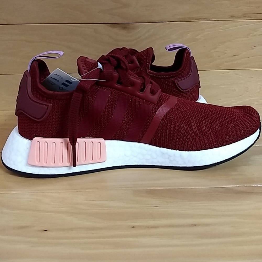 Adidas NMD R1 W Womens Shoe Burgundy B37646 - Picture 6 of 8